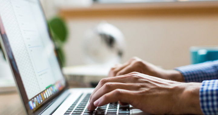 typing-writing-a-letter-computer
