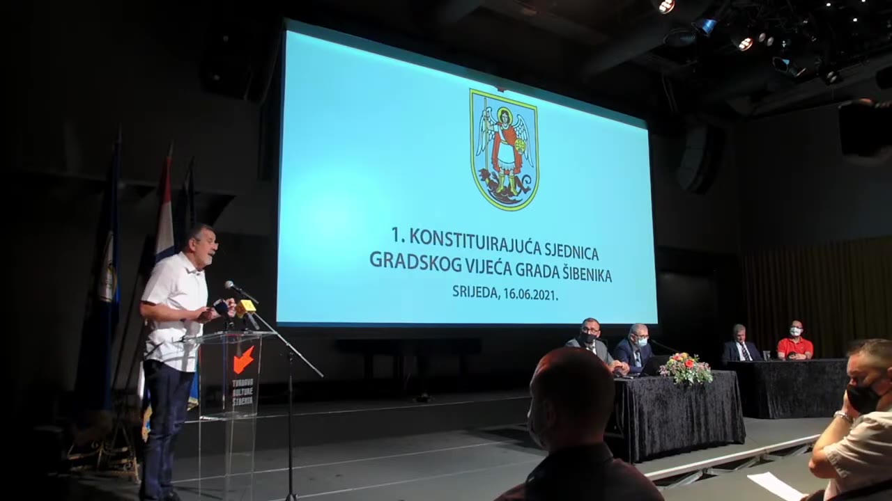 Mario Kovač za govornicom Gradskog vijeća