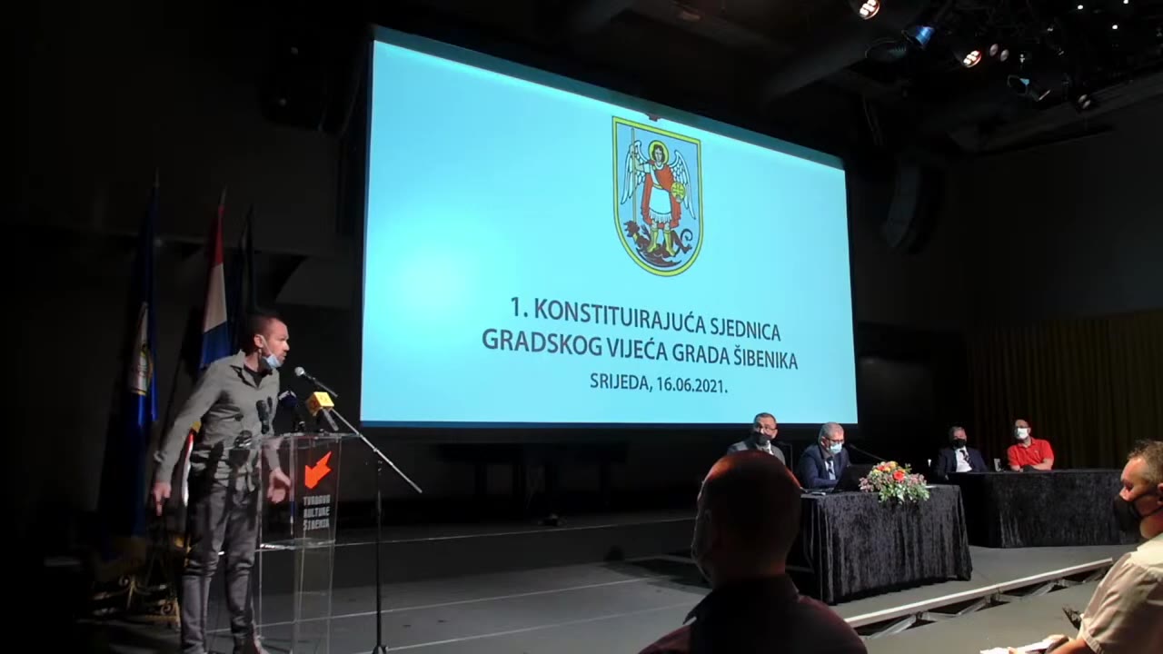 Tomislav Travčić za govornicom Gradskog vijeća