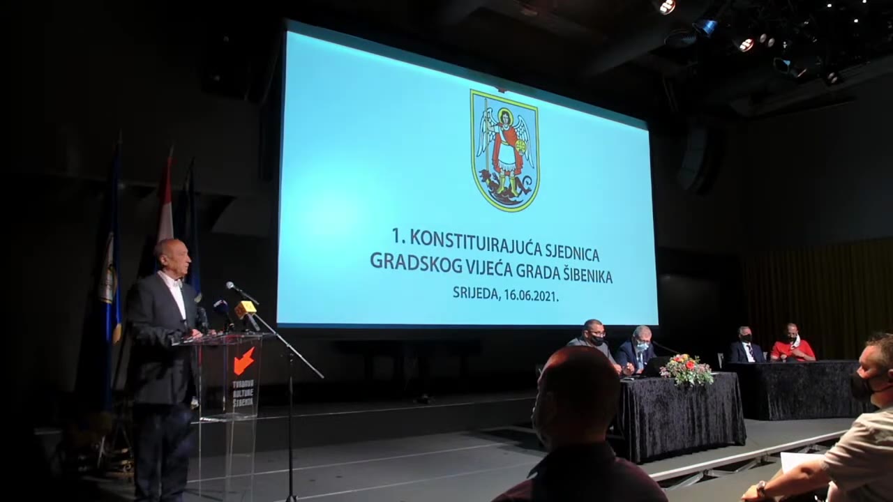 Ivan Rajić za govornicom Gradskog vijeća
