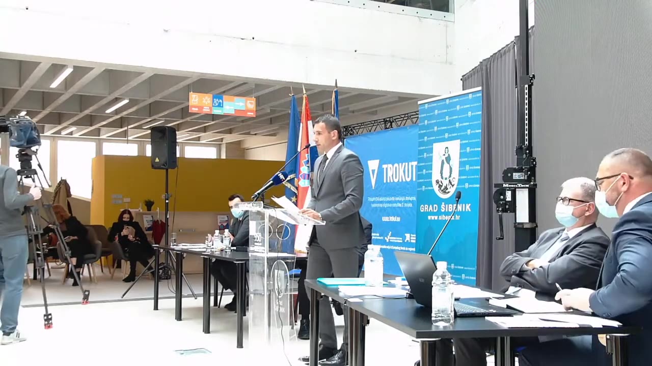 Dario Kulušić za govornicom Gradskog vijeća