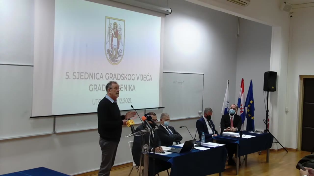 Mario Kovač za govornicom Gradskog vijeća