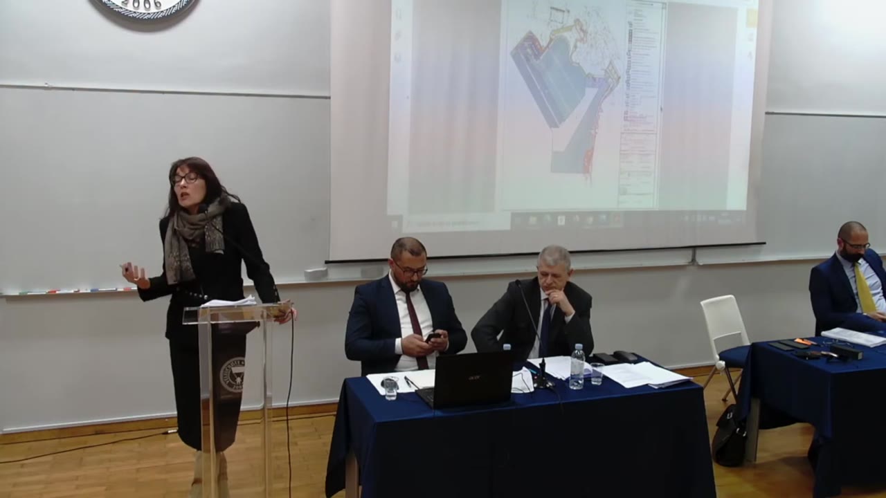Madlena Roša Dulibić za govornicom Gradskog vijeća