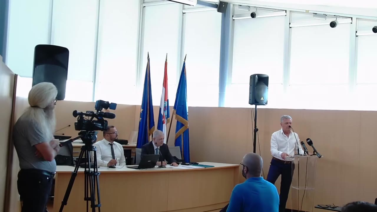 Željko Burić za govornicom Gradskog vijeća