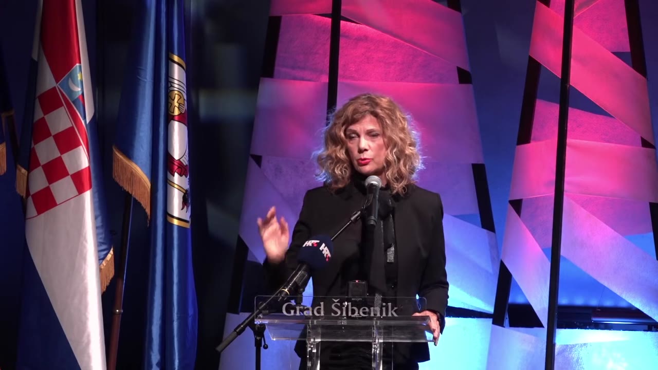 Mirjana Žurić za govornicom Gradskog vijeća