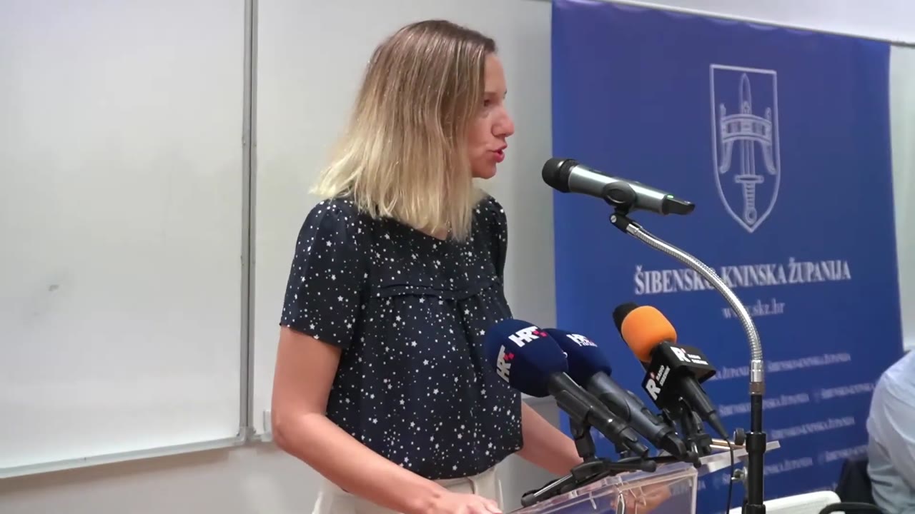 Tanja Radić Lakoš za govornicom Županijske skupštine