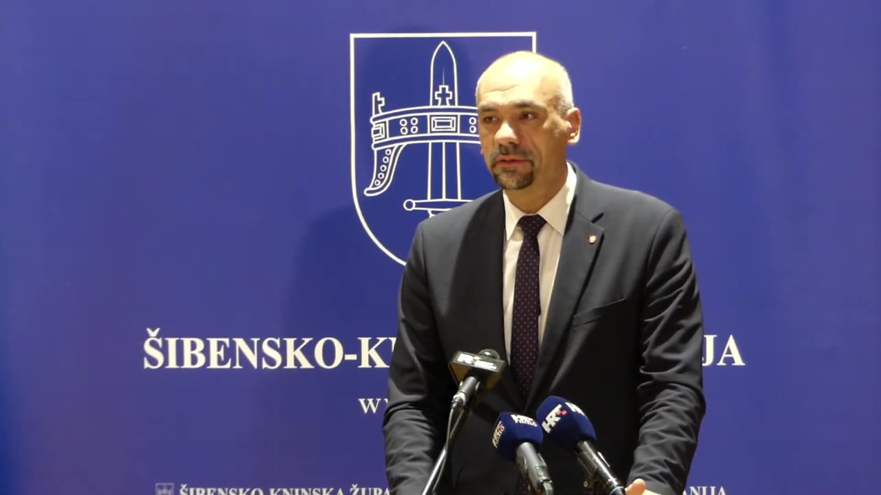Marko Jelić za govornicom Županijske skupštine