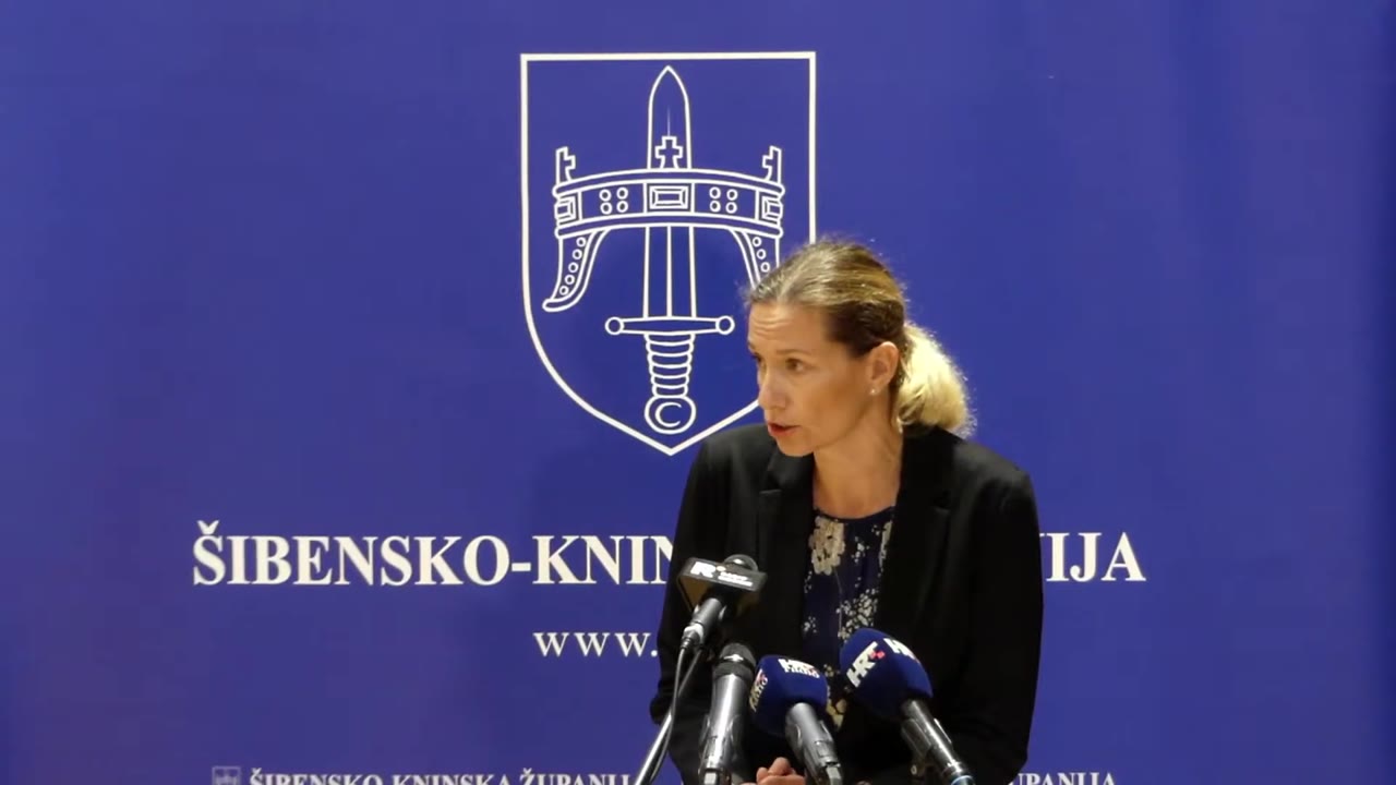 Tanja Radić Lakoš za govornicom Županijske skupštine