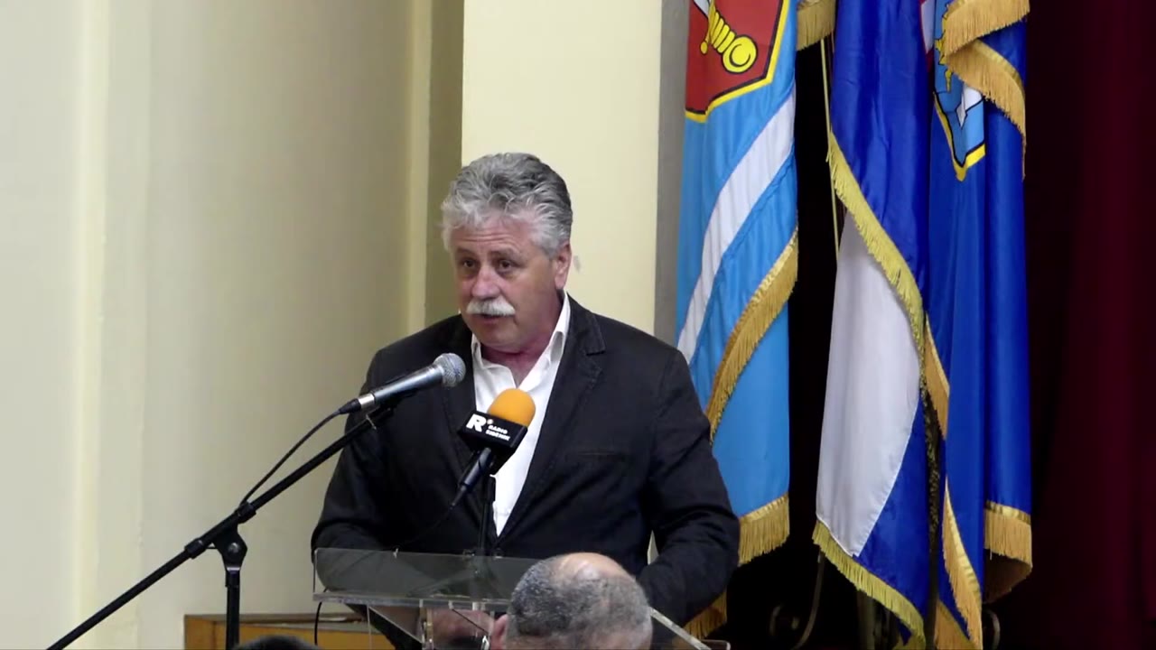 Joso Smolić za govornicom Županijske skupštine