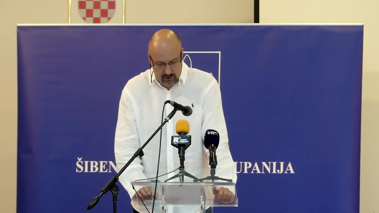 Robert Marić za govornicom Županijske skupštine