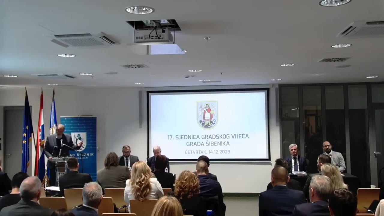 Mario Kovač za govornicom Gradskog vijeća