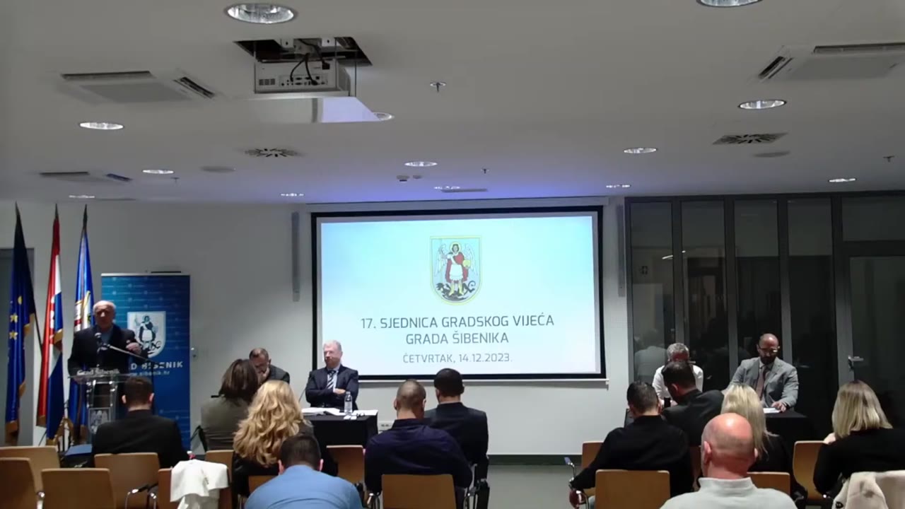 Ivan Rajić za govornicom Gradskog vijeća