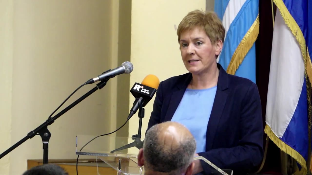 Sanja Jakelić za govornicom Županijske skupštine