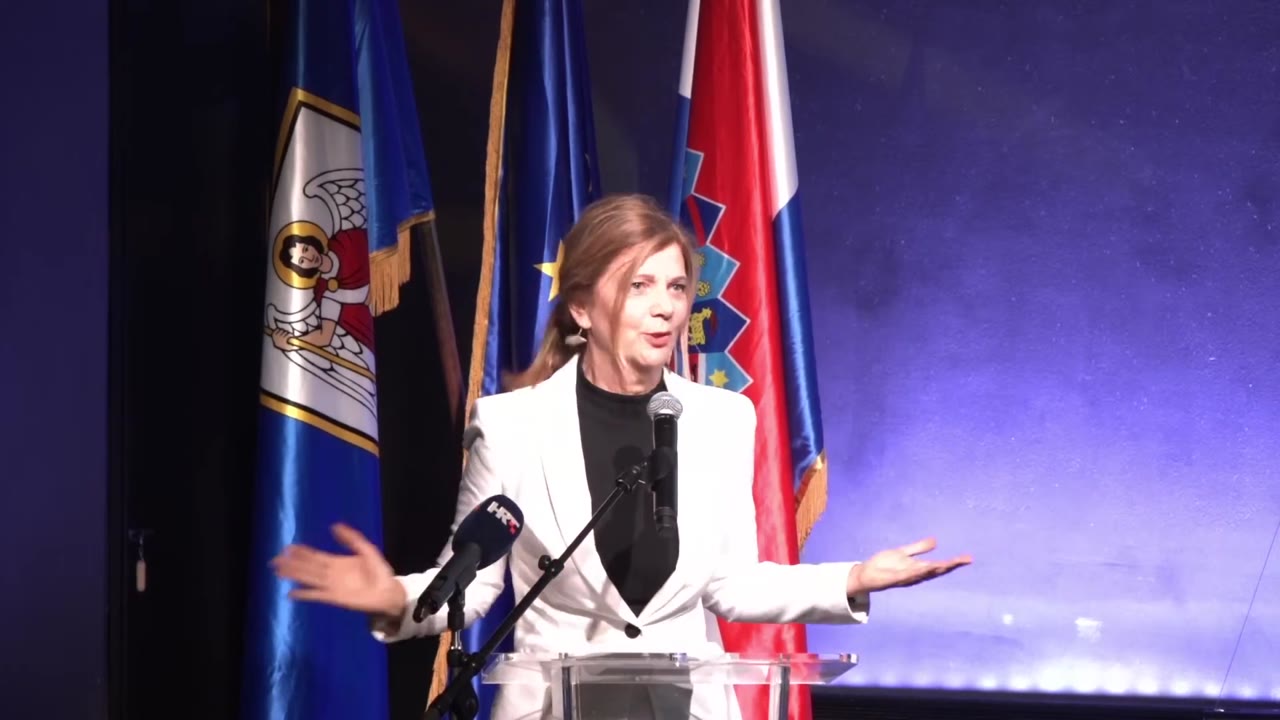 Mirjana Žurić za govornicom Gradskog vijeća