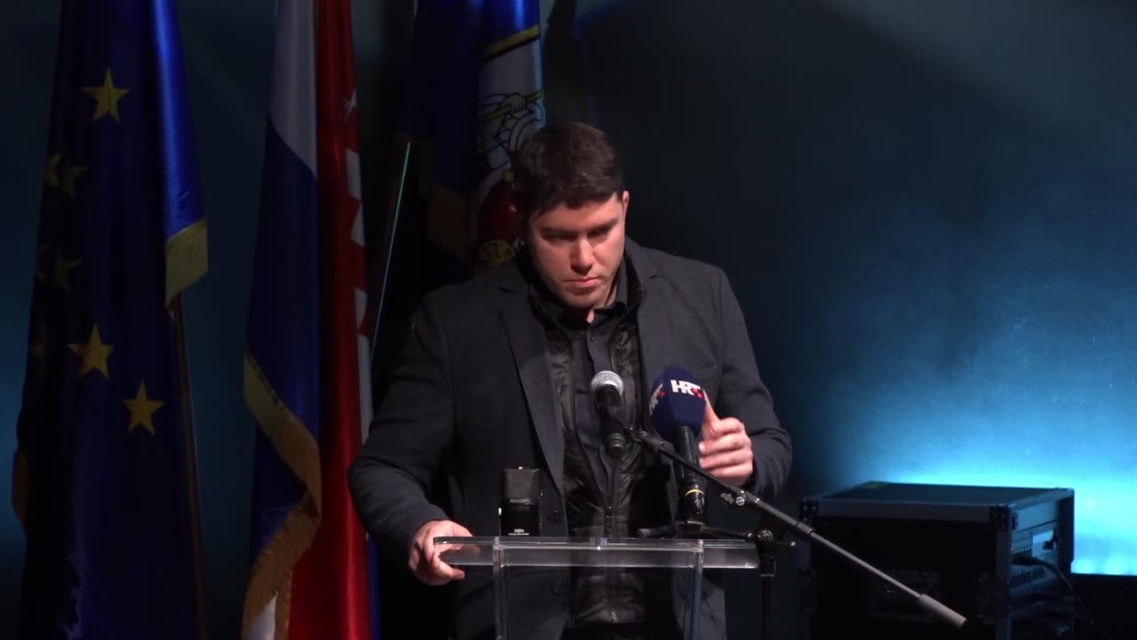 Marko Petković za govornicom Gradskog vijeća