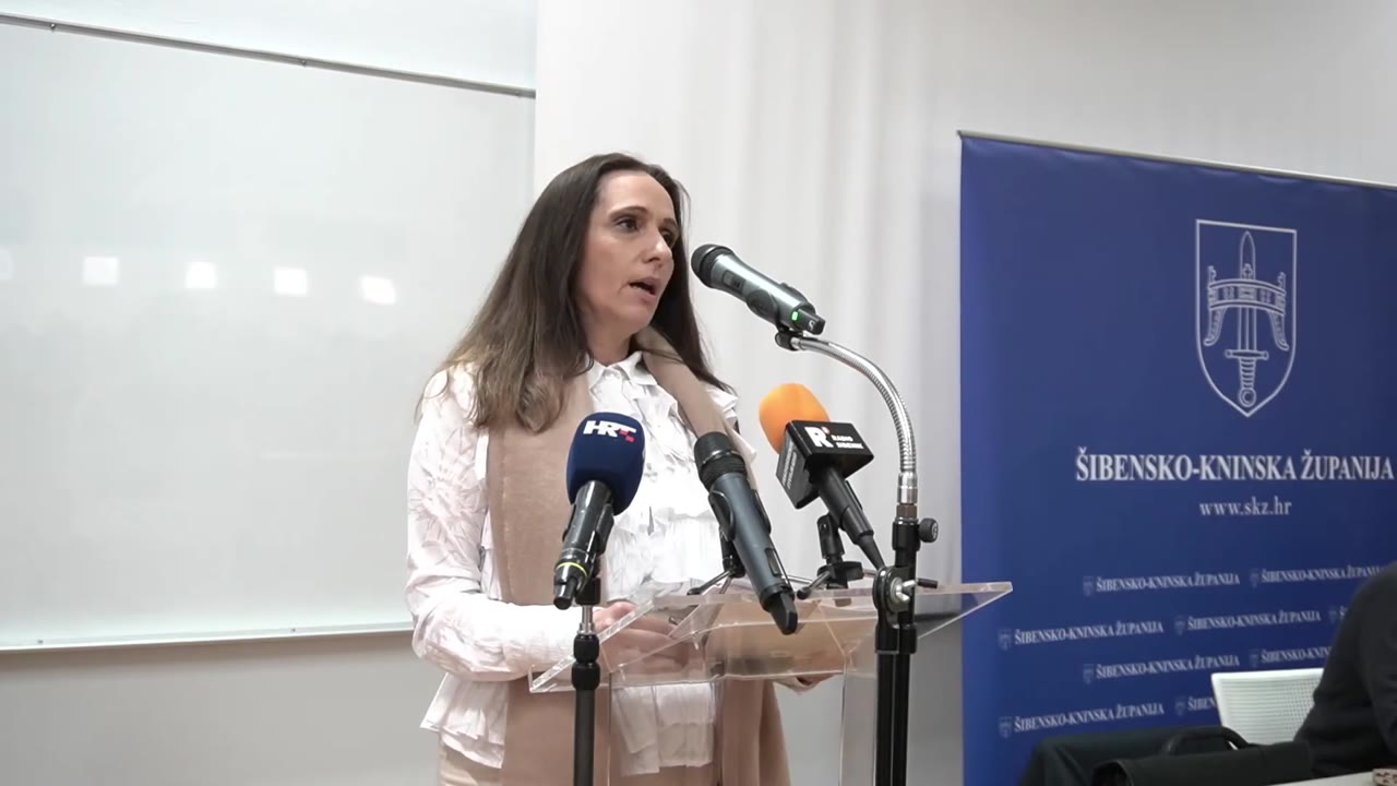 Tatijana Šipalo Lilić za govornicom Županijske skupštine