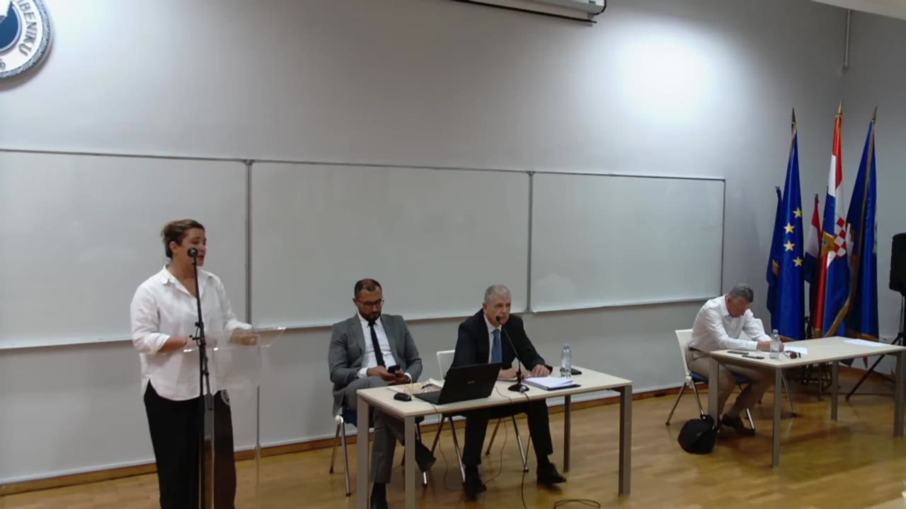 Morana Periša za govornicom Gradskog vijeća
