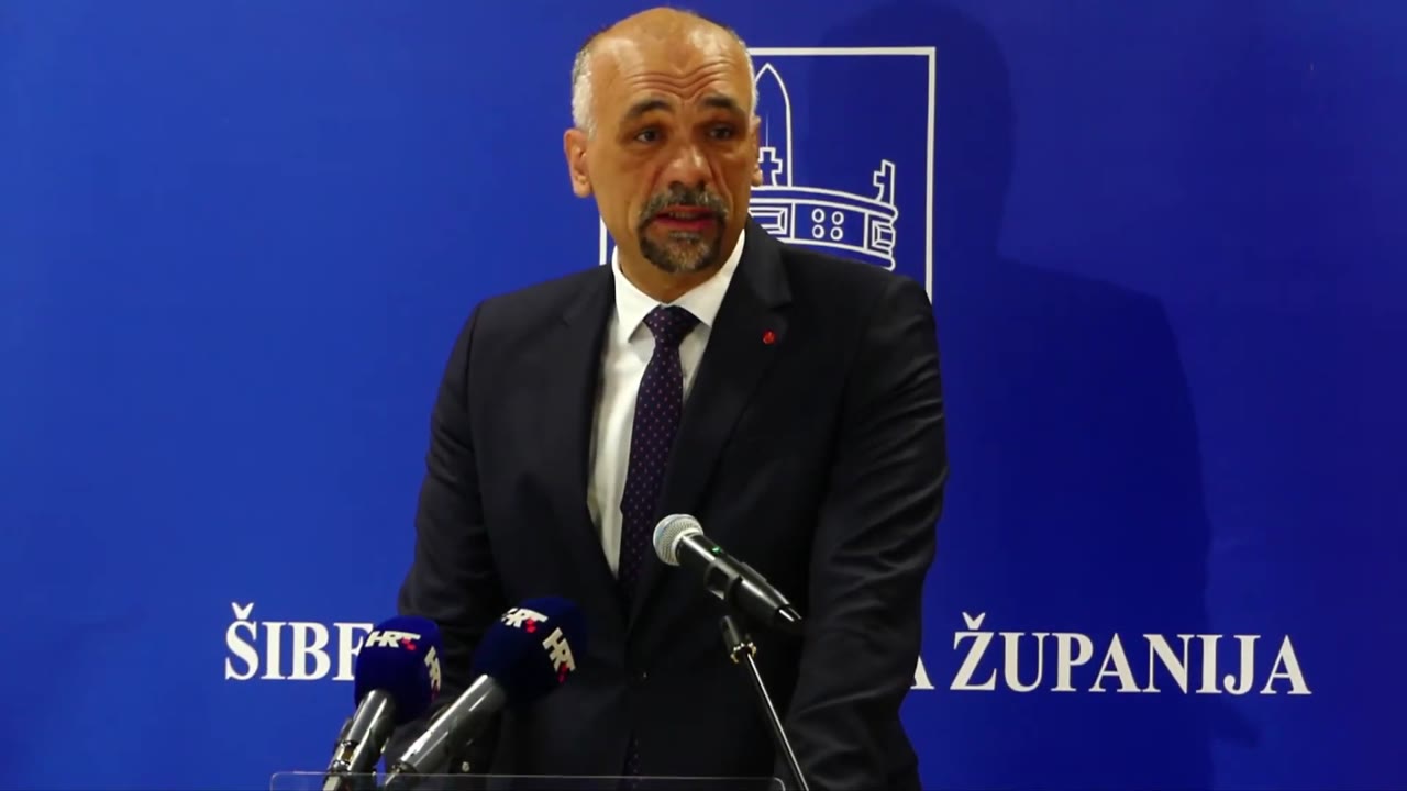 Marko Jelić za govornicom Županijske skupštine