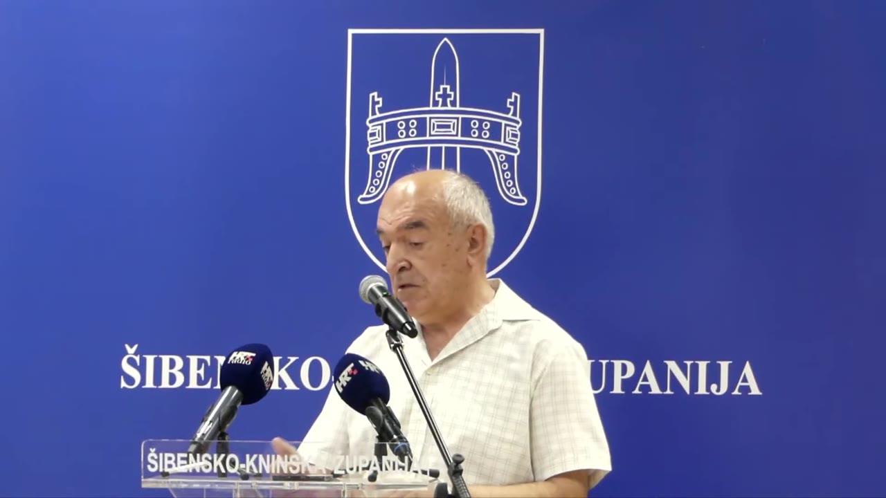 Petar Čagalj za govornicom Županijske skupštine