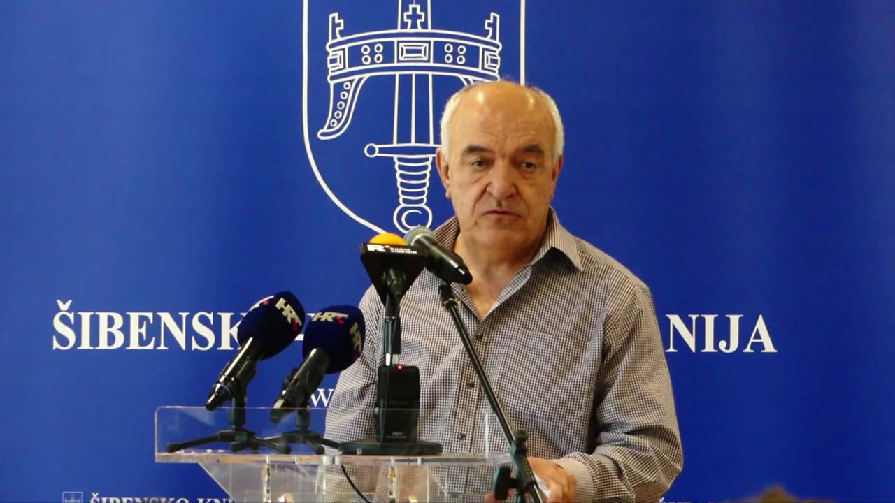 Petar Čagalj za govornicom Županijske skupštine