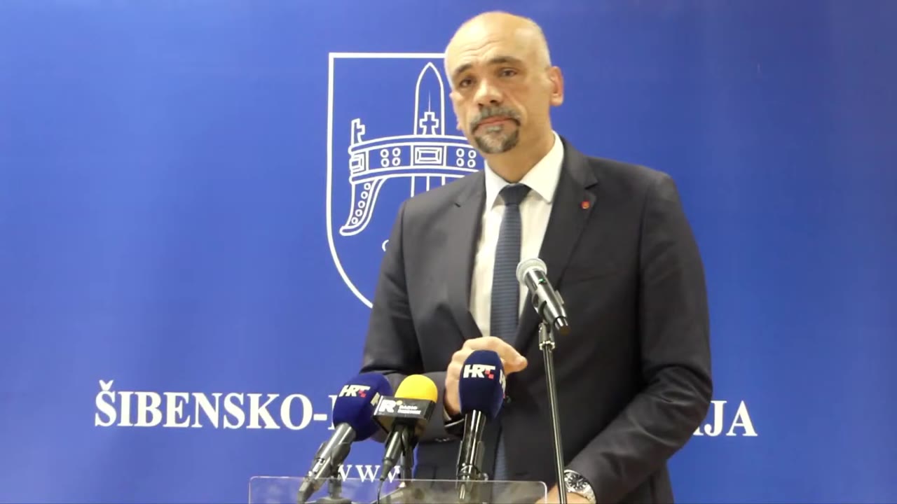 Marko Jelić za govornicom Županijske skupštine