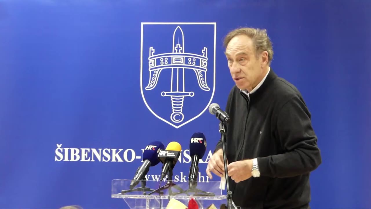 Damir Lučev za govornicom Županijske skupštine