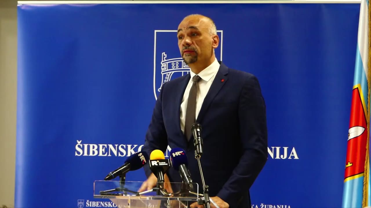 Marko Jelić za govornicom Županijske skupštine