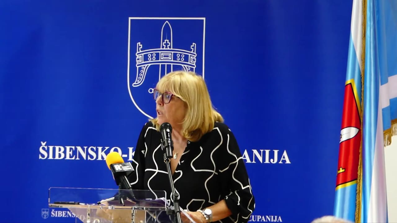 Dijana Dulibić za govornicom Županijske skupštine