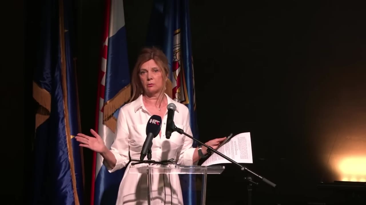 Mirjana Žurić za govornicom Gradskog vijeća