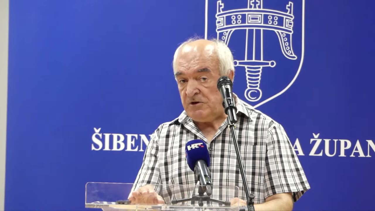 Petar Čagalj za govornicom Županijske skupštine