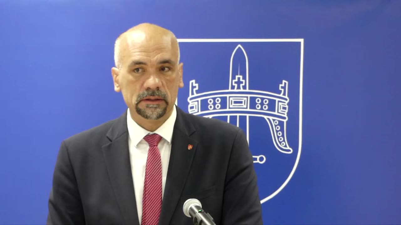Marko Jelić za govornicom Županijske skupštine