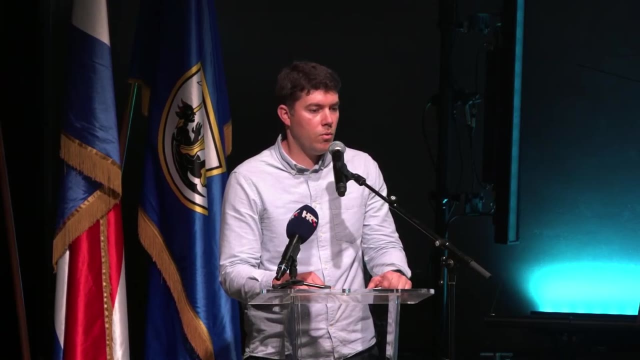 Marko Petković za govornicom Gradskog vijeća