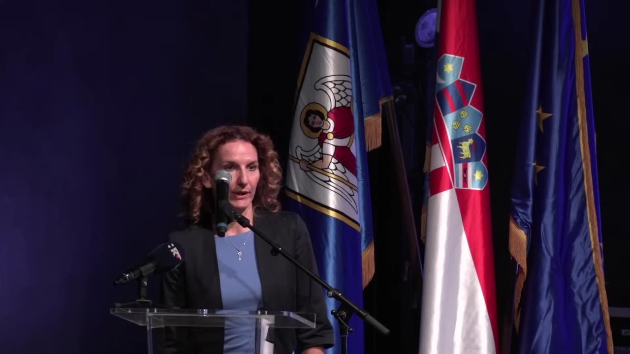 Nina Kursar za govornicom Gradskog vijeća