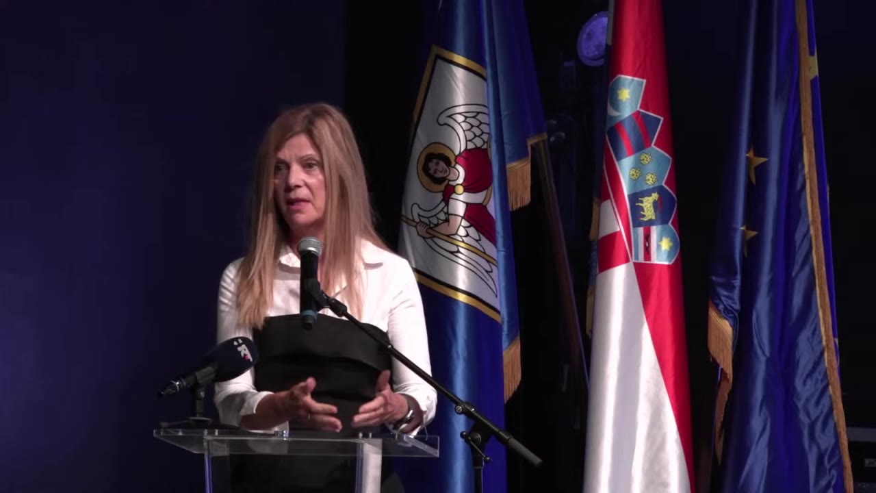 Mirjana Žurić za govornicom Gradskog vijeća