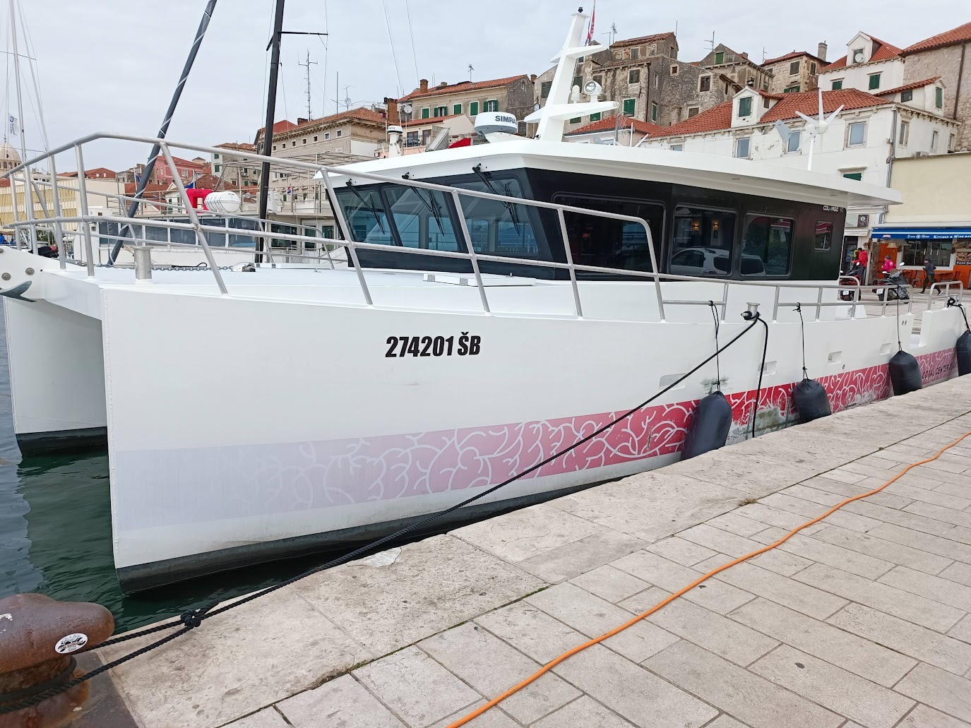 Aluminijska radna brodica Colnago 47 na vezu