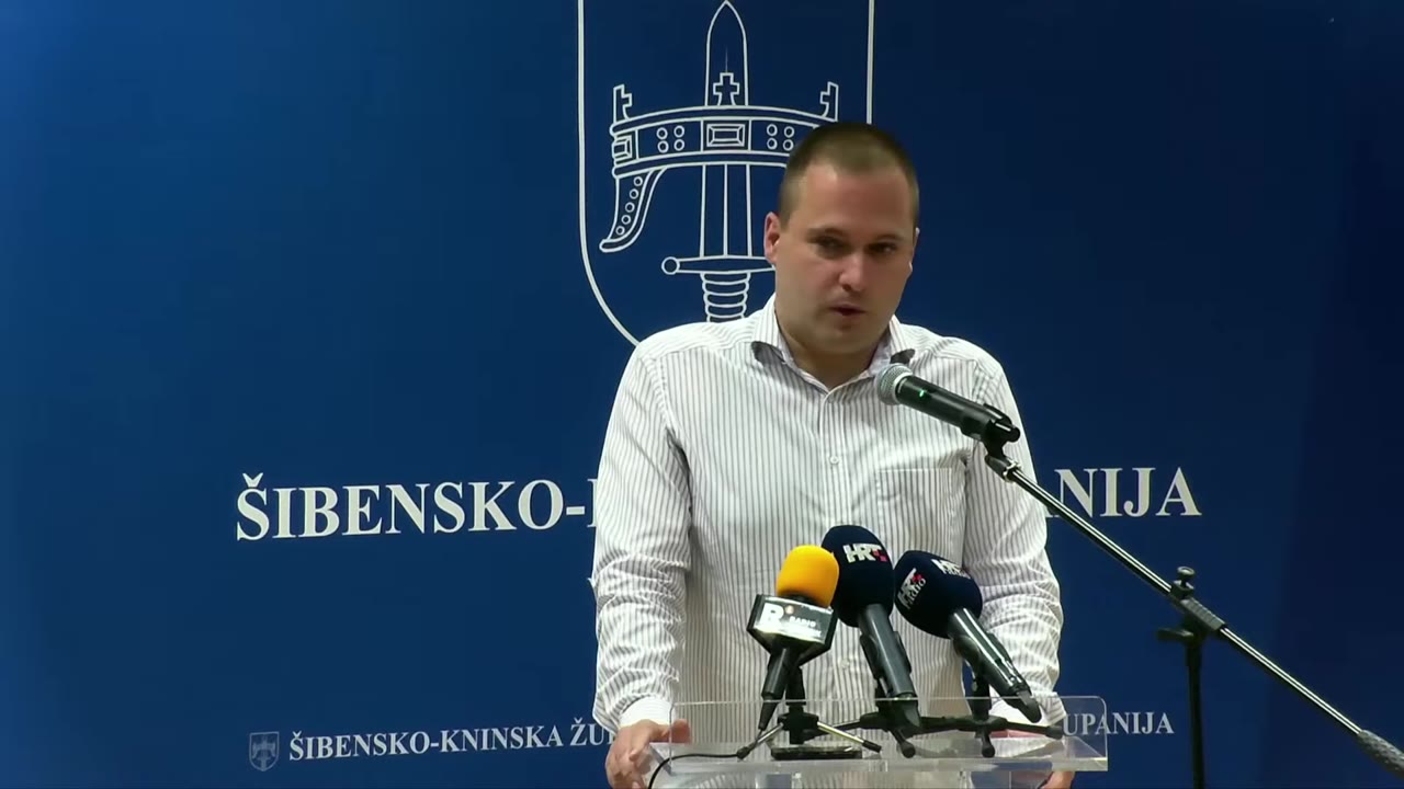 Ante Čupić za govornicom Županijske skupštine