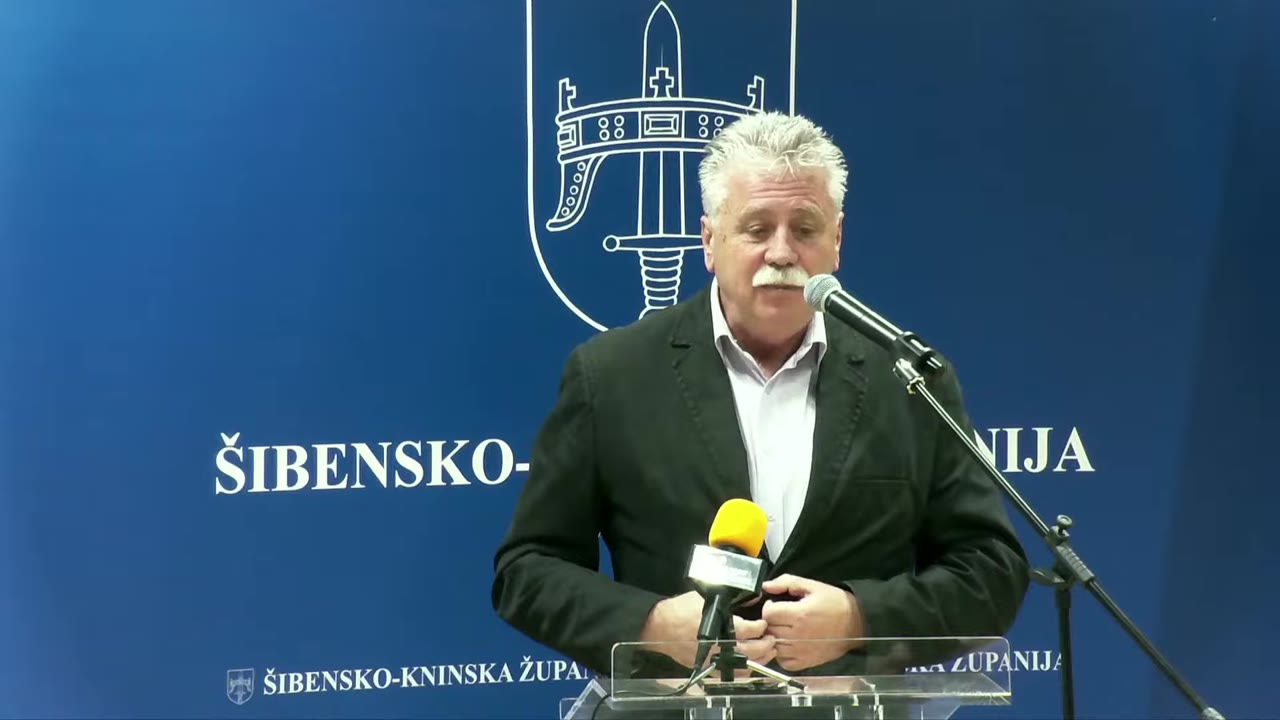 Joso Smolić za govornicom Županijske skupštine