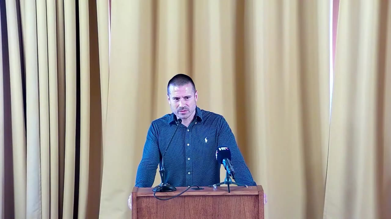 Mirko Čeko za govornicom Gradskog vijeća