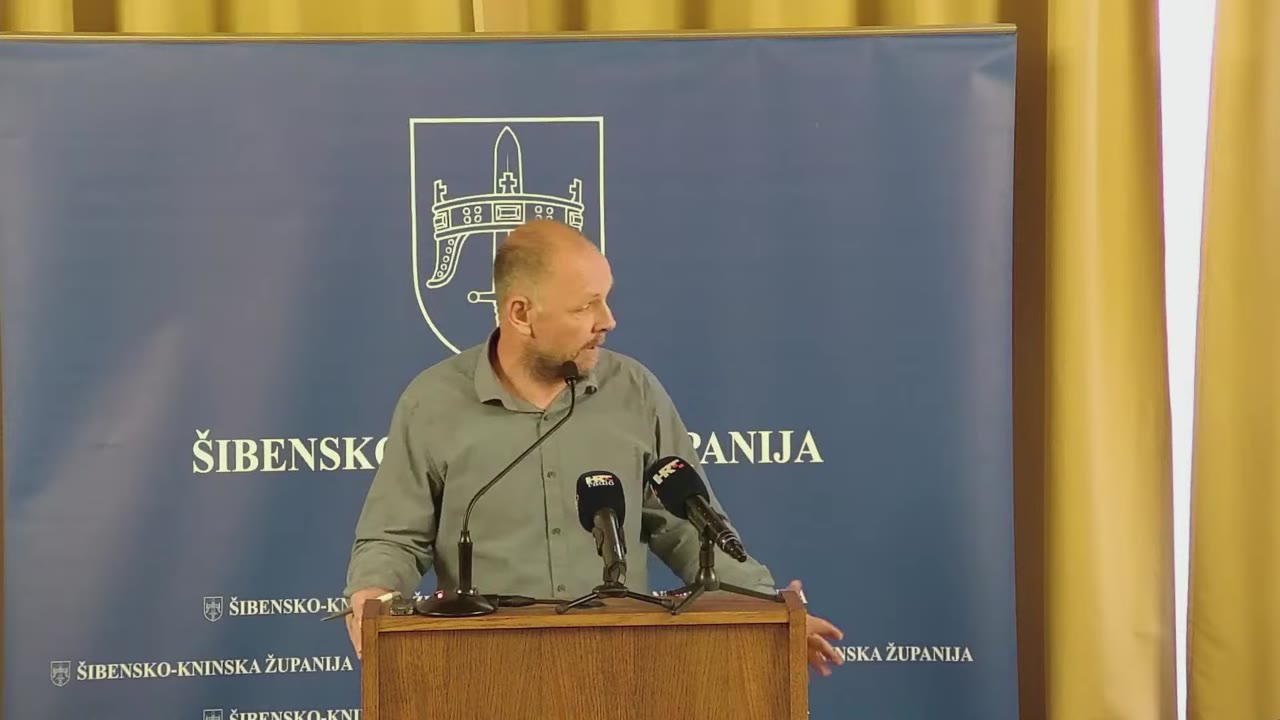 Marko Mačukat za govornicom Županijske skupštine