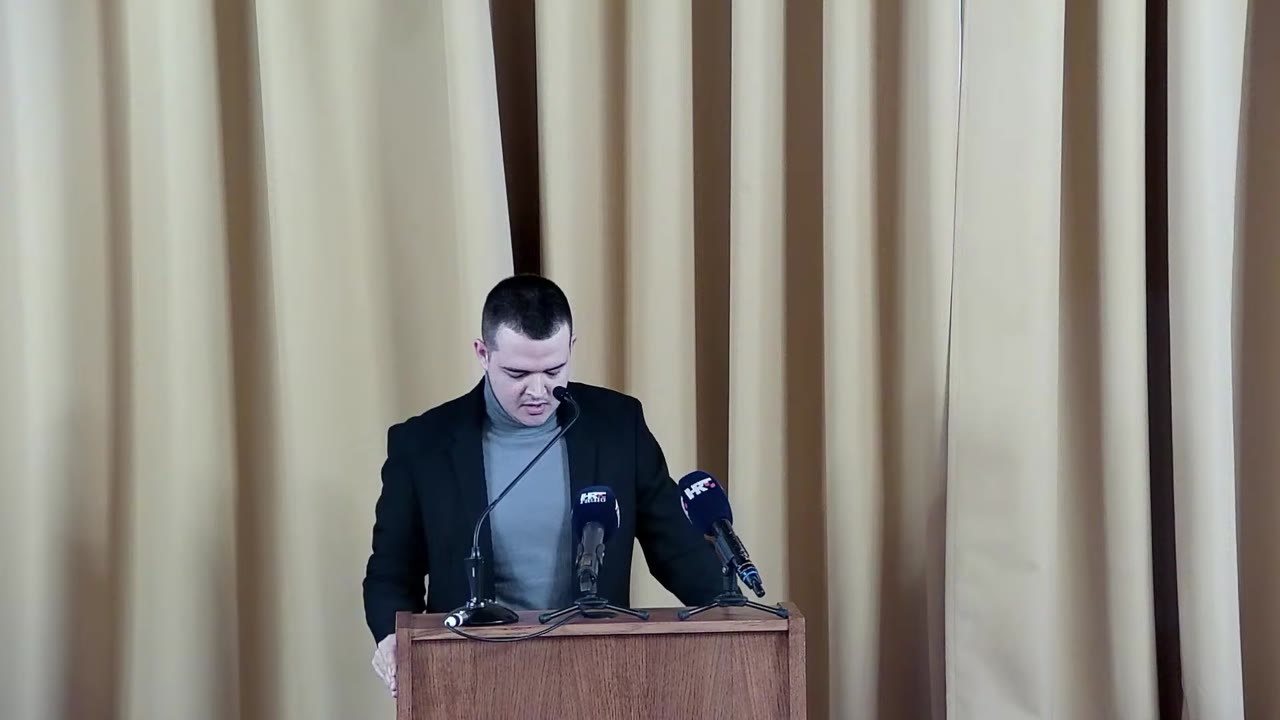 Ivan Slavica za govornicom Gradskog vijeća