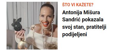 Gđa Mišura u centru medijske pažnje: Povratak u politiku na pomolu?