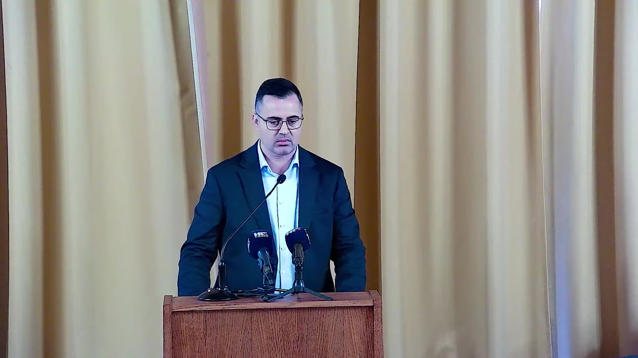 Joško Vuković za govornicom Gradskog vijeća