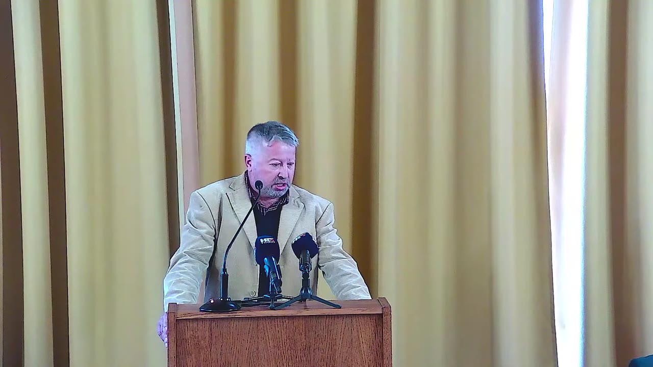 Zoran Kljaić za govornicom Gradskog vijeća