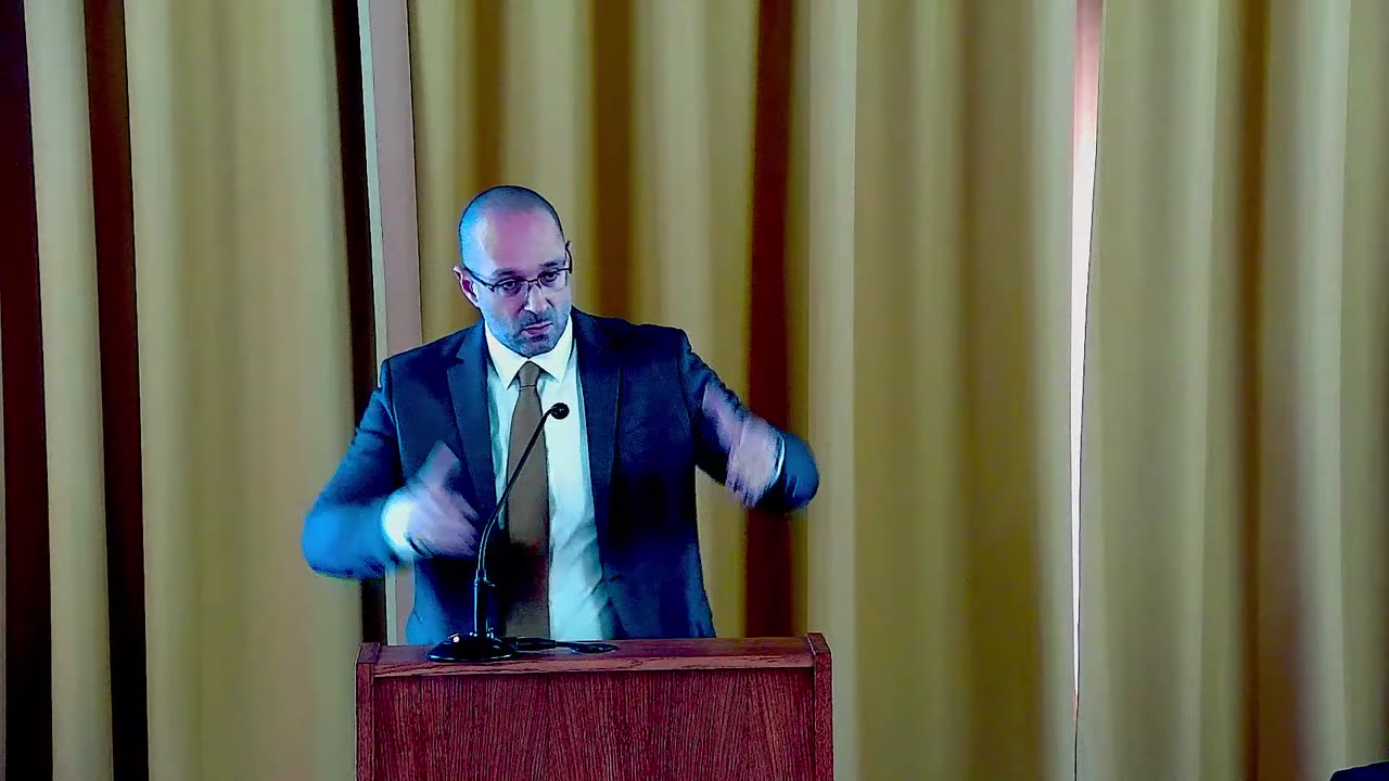 Danijel Mileta za govornicom Gradskog vijeća