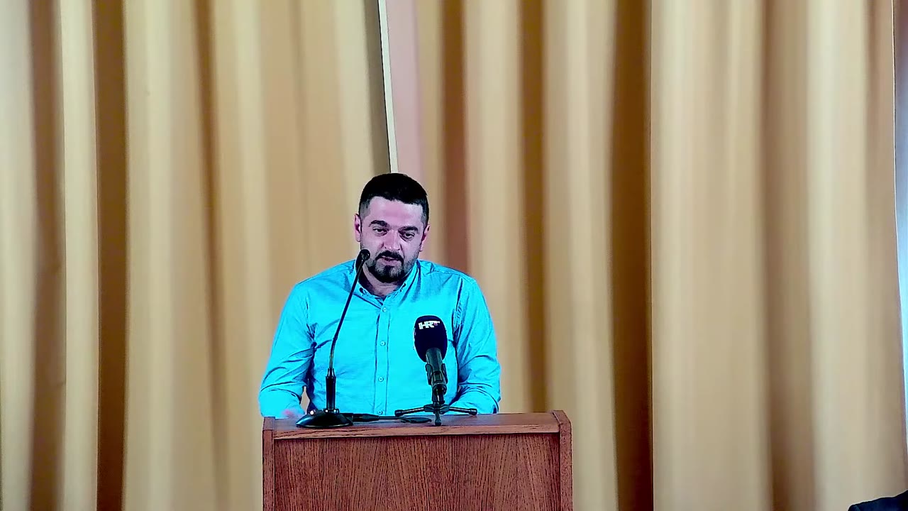 Mate Burić za govornicom Gradskog vijeća