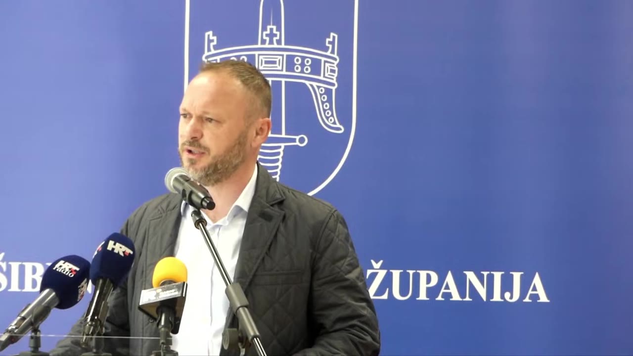 Florijan Žižić za govornicom Županijske skupštine