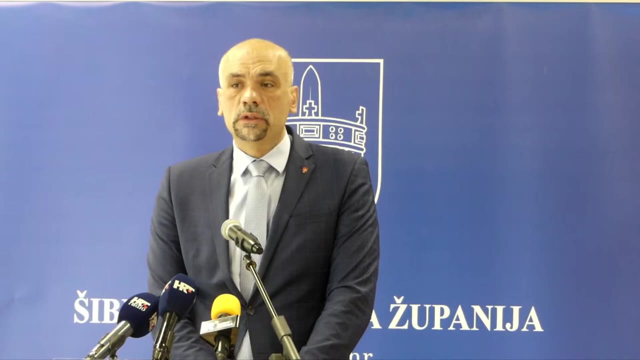 Marko Jelić za govornicom Županijske skupštine