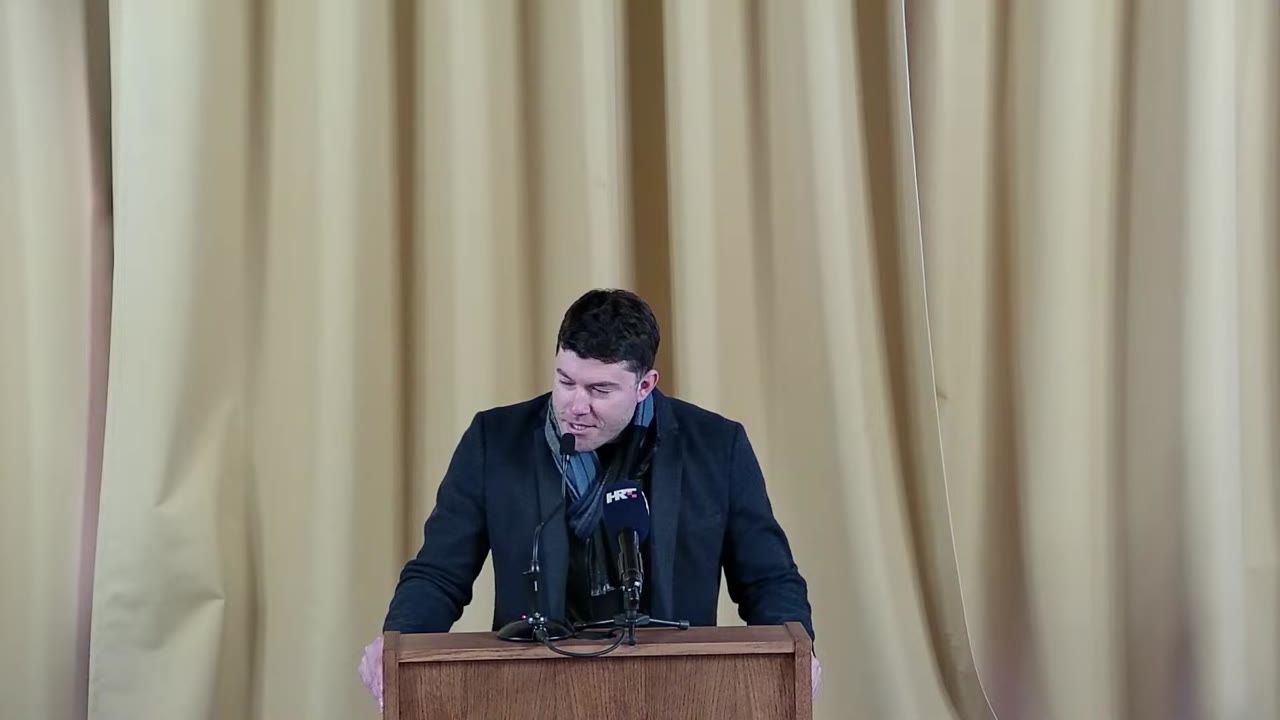 Marko Petković za govornicom Gradskog vijeća