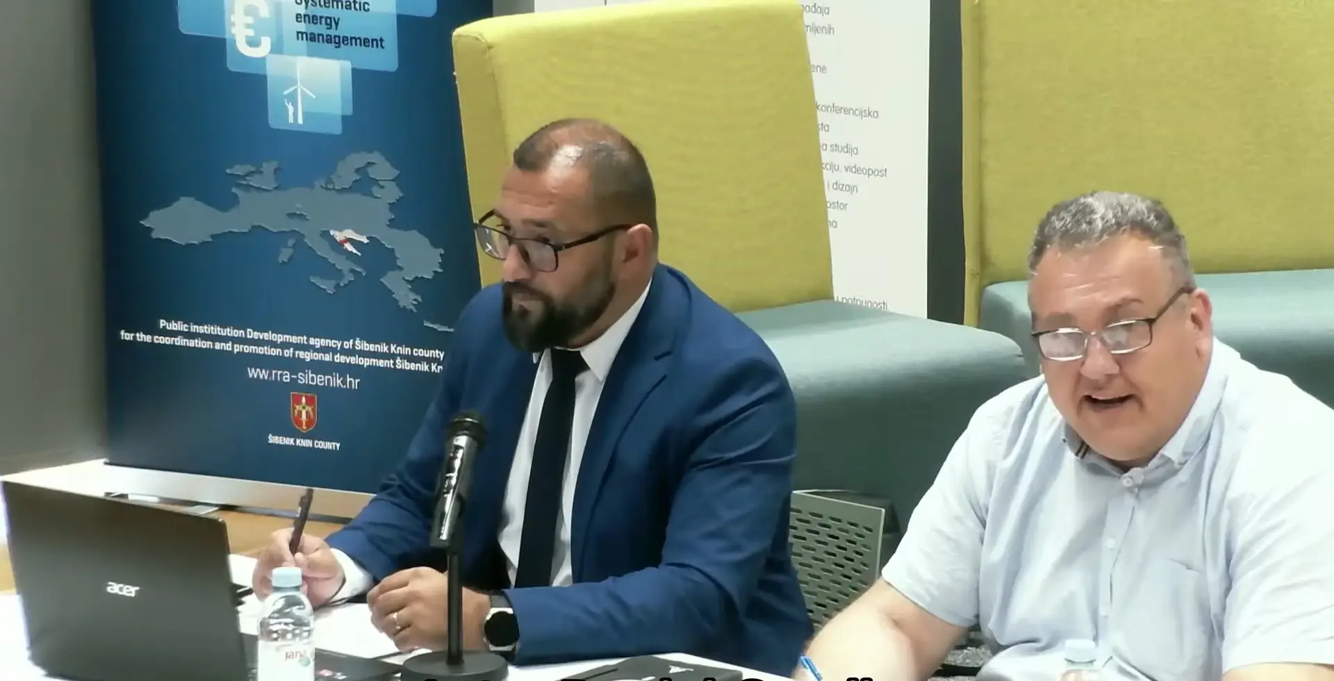 Ante Galić predsjedava sjednicom Županijske skupštine