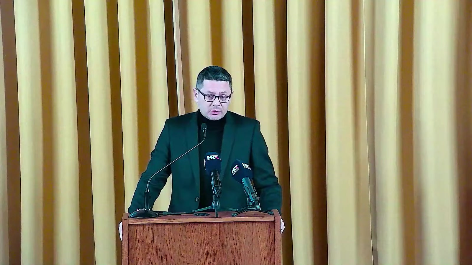 Zvonimir Štrkalj za govornicom Gradskog vijeća